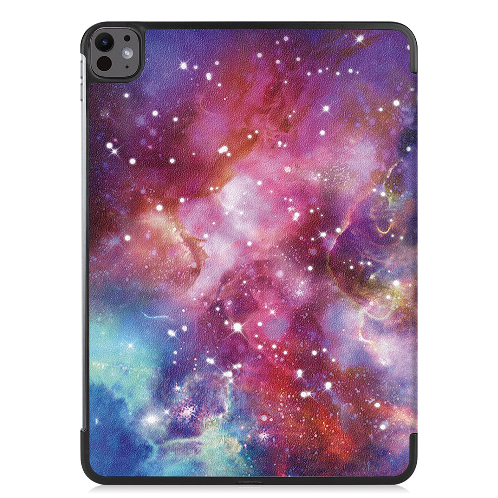 Funda para Apple iPad Pro 13 (2024), Techsuit, FoldPro Galaxy, Multicolor