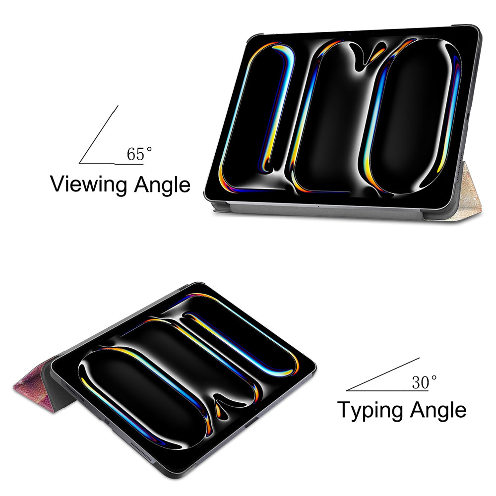 Funda para Apple iPad Pro 13 (2024), Techsuit, FoldPro Galaxy, Multicolor
