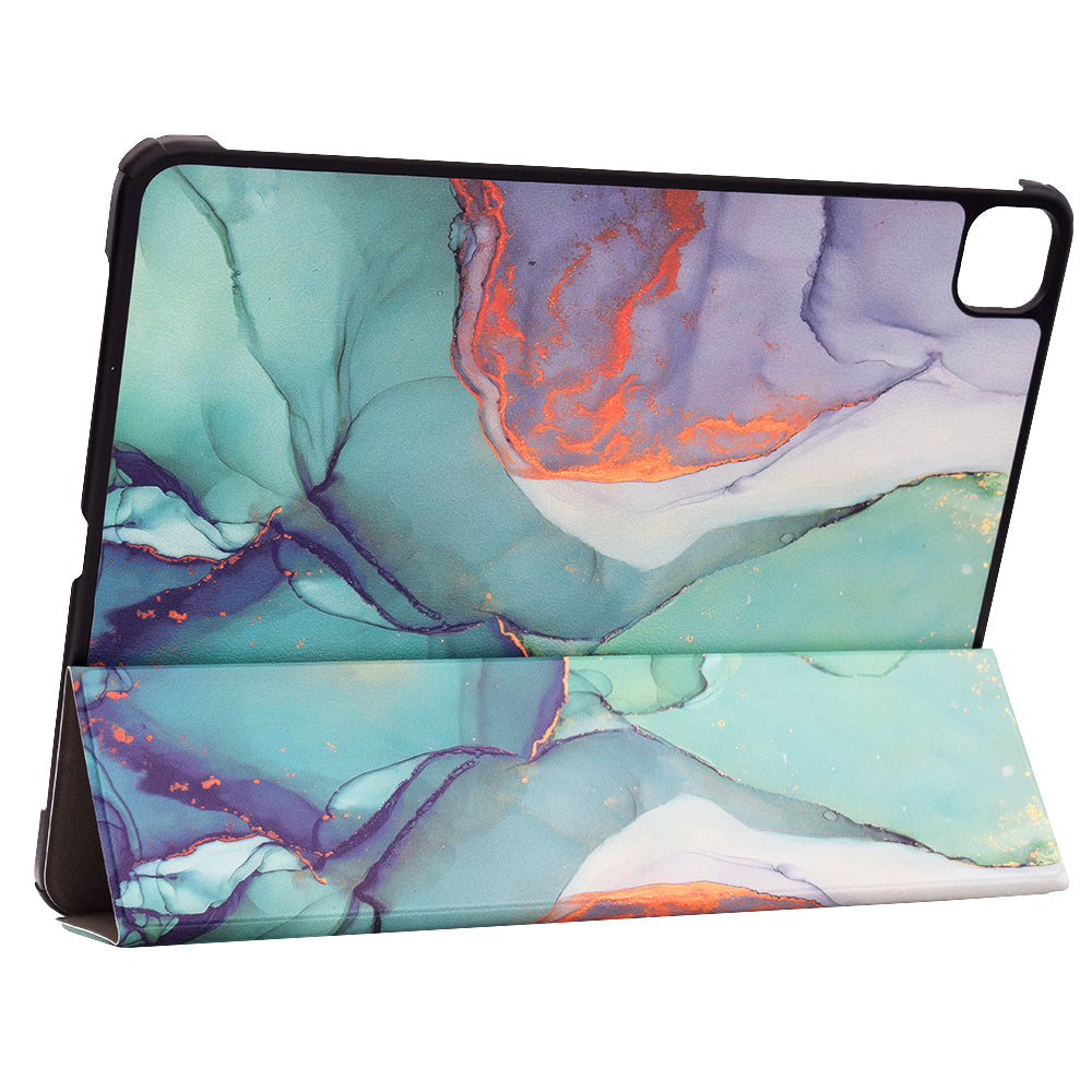 Funda para Apple iPad Pro 13 (2024), Techsuit, FoldPro Green Time, Multicolor
