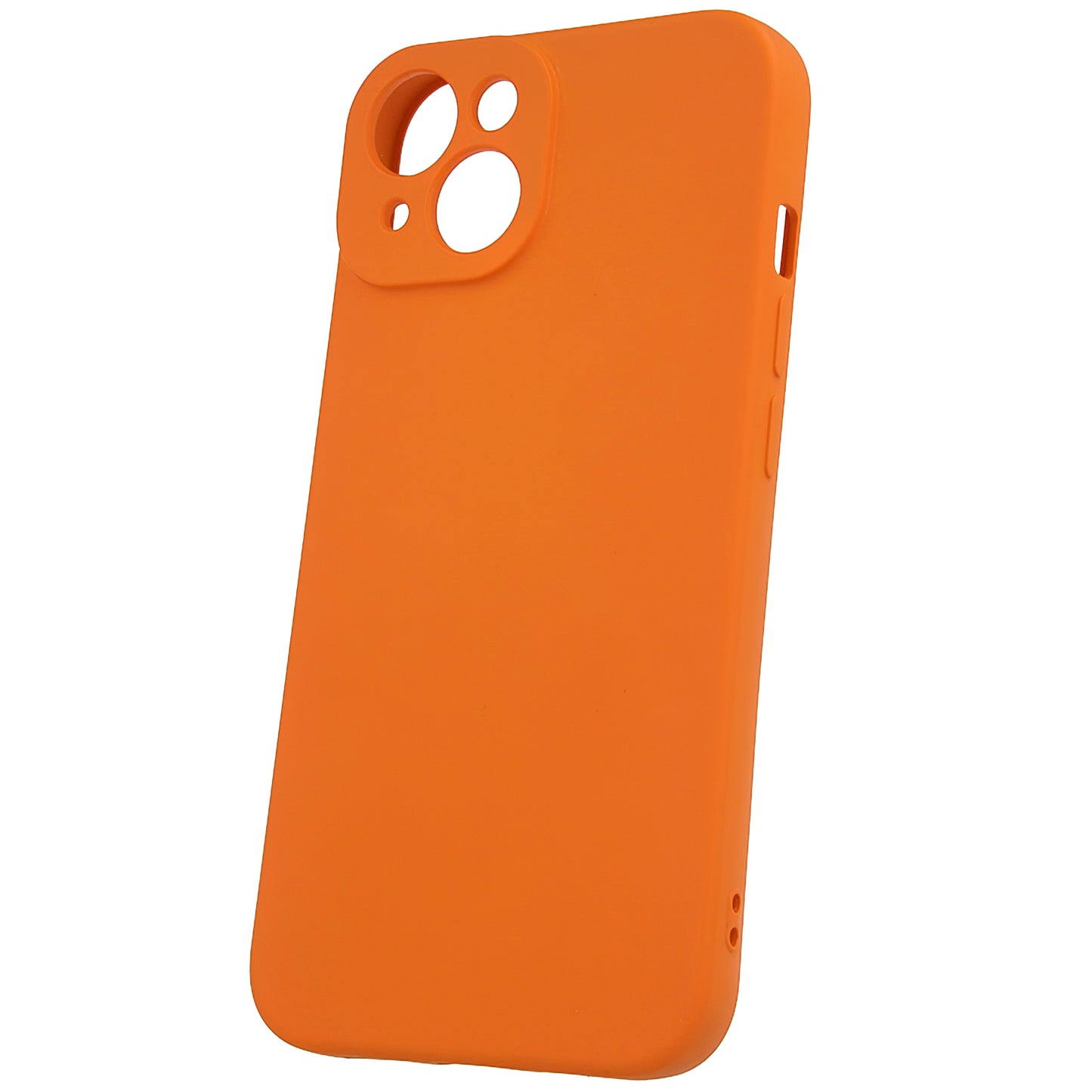 Funda para Apple iPhone 16 Plus, OEM, Silicona, Naranja