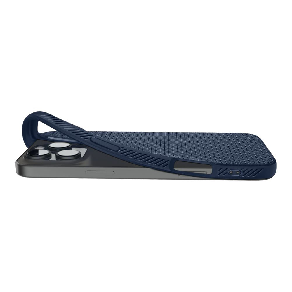 Funda para Apple iPhone 16 Pro Max, Spigen, Liquid Air, Azul ACS07989
