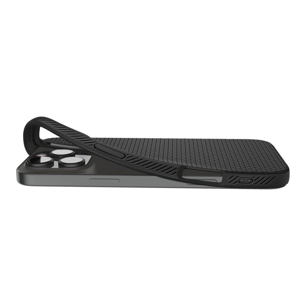 Funda para Apple iPhone 16 Pro, Spigen, Liquid Air, Negra Mate ACS08117