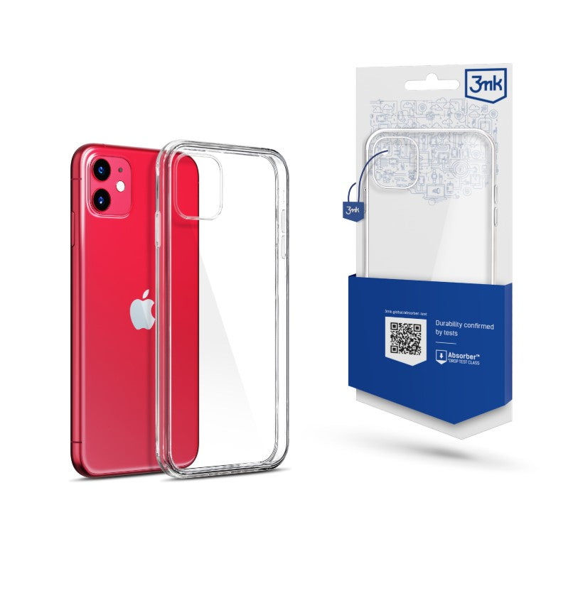 Funda para Apple iPhone 11, 3MK, Clear, Transparente