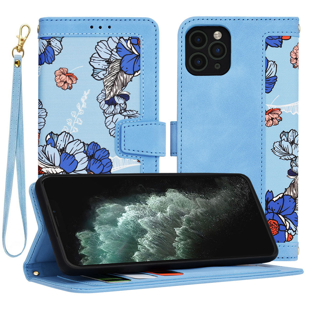 Funda para Apple iPhone 11 Pro Max, Techsuit, FlipCraft, Azul