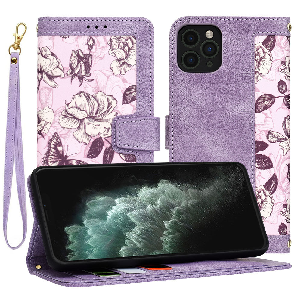 Funda para Apple iPhone 11 Pro Max, Techsuit, FlipCraft, Morado