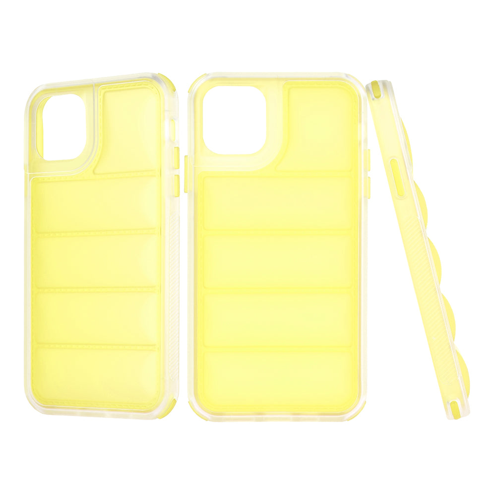 Funda para Apple iPhone 11 Pro Max, Techsuit, Wave Shield, Amarilla
