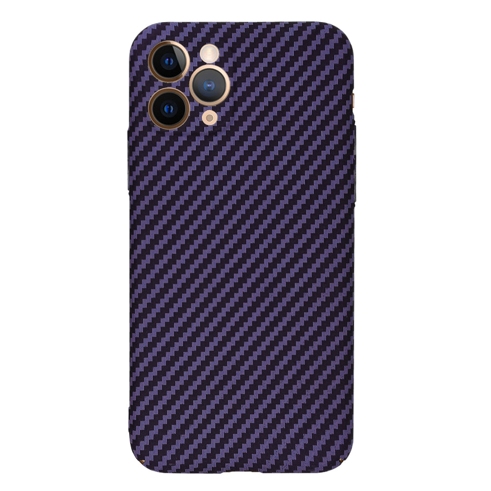 Funda para Apple iPhone 11 Pro, Techsuit, Carbonite FiberShell, Morado