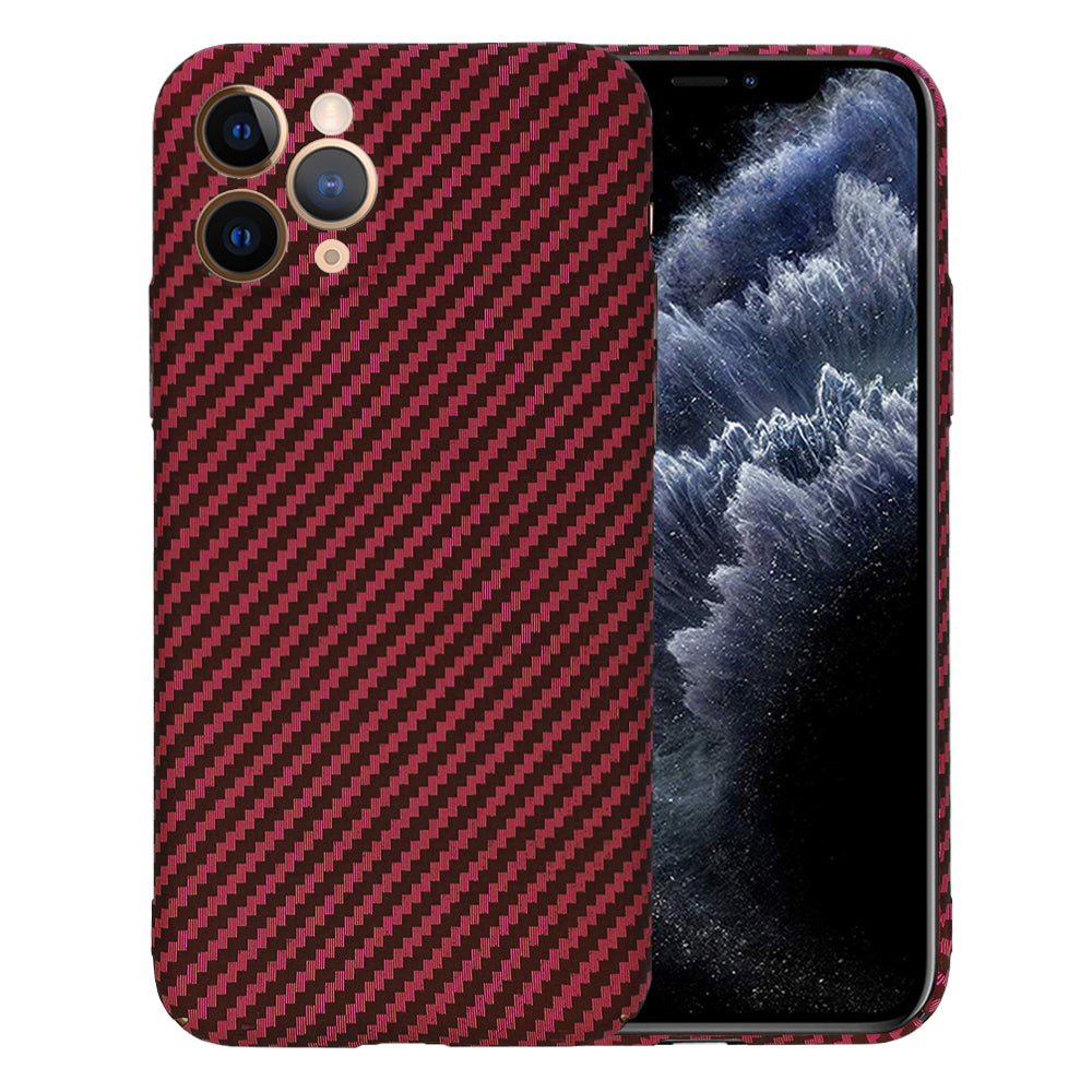 Funda para Apple iPhone 11 Pro, Techsuit, Carbonite FiberShell, Roja