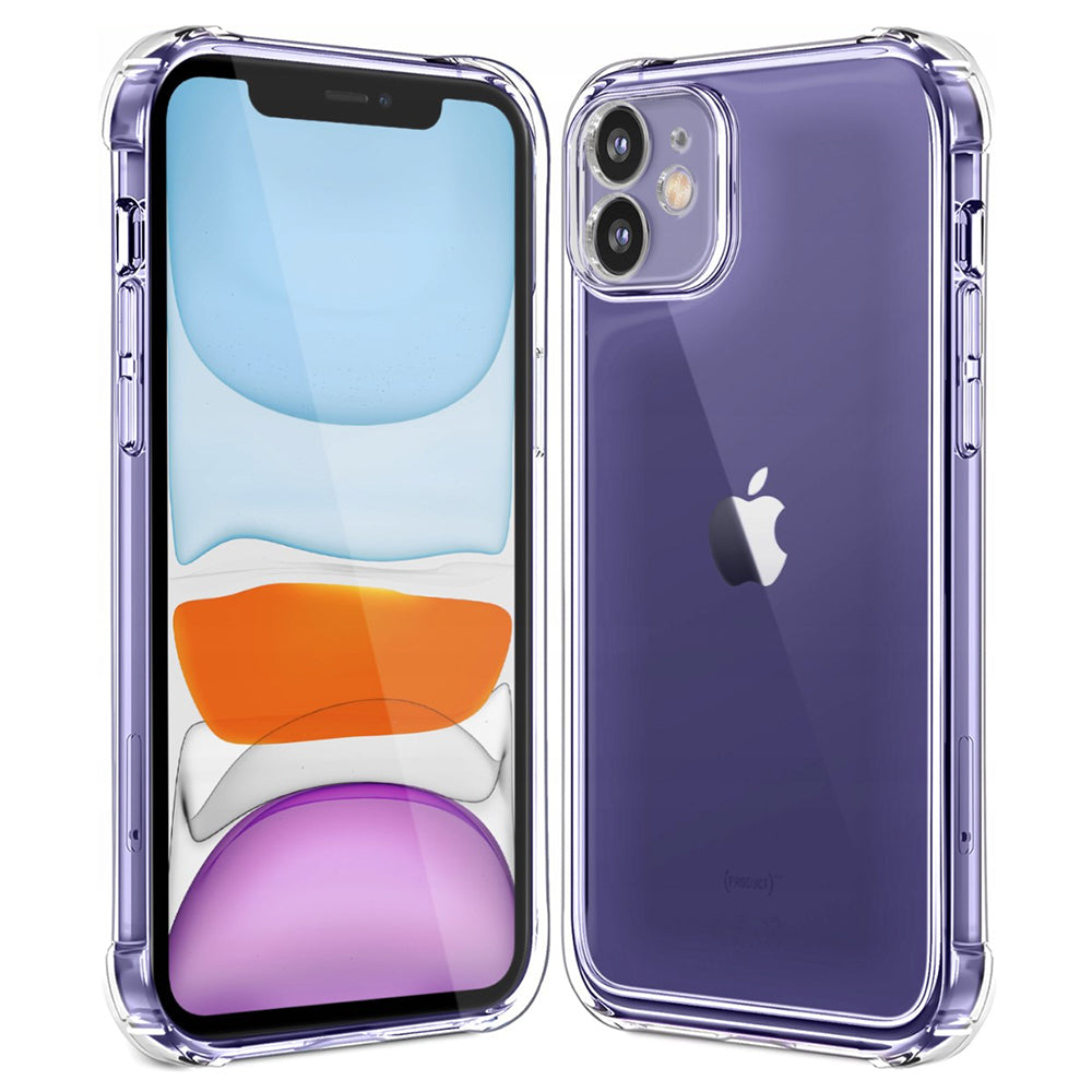 Funda para Apple iPhone 11, Techsuit, Shockproof Clear, Transparente