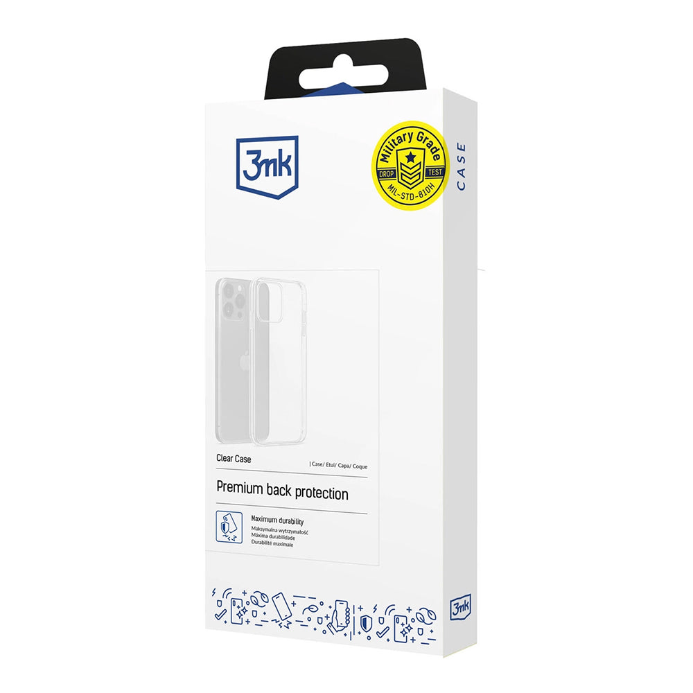 Funda para Apple iPhone 12 / 12 Pro, 3MK, Transparente