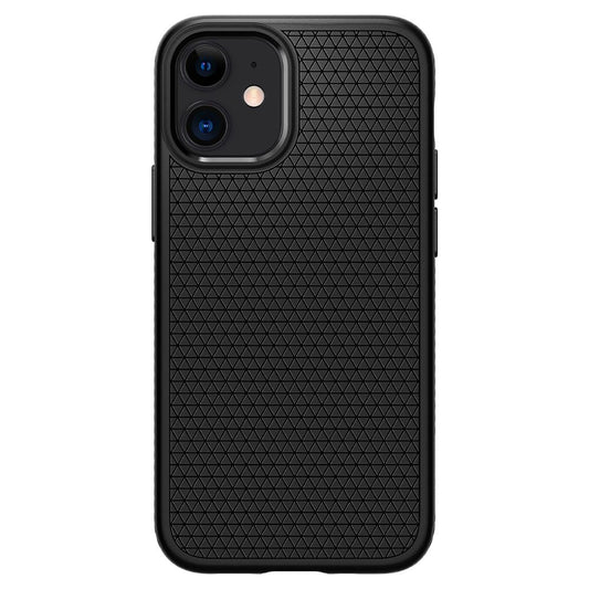 Funda para Apple iPhone 12 / 12 Pro, Spigen, Liquid Air, Negra
