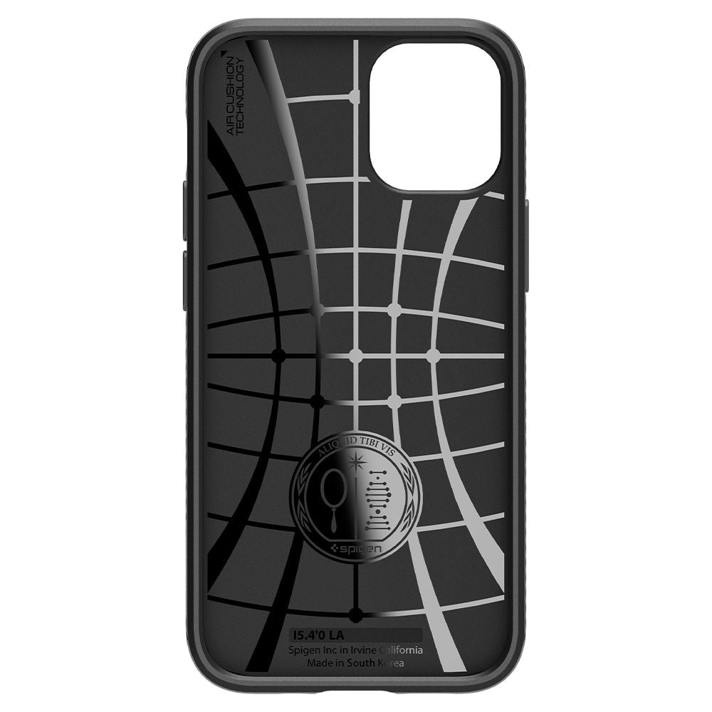Funda para Apple iPhone 12 / 12 Pro, Spigen, Liquid Air, Negra ACS01701