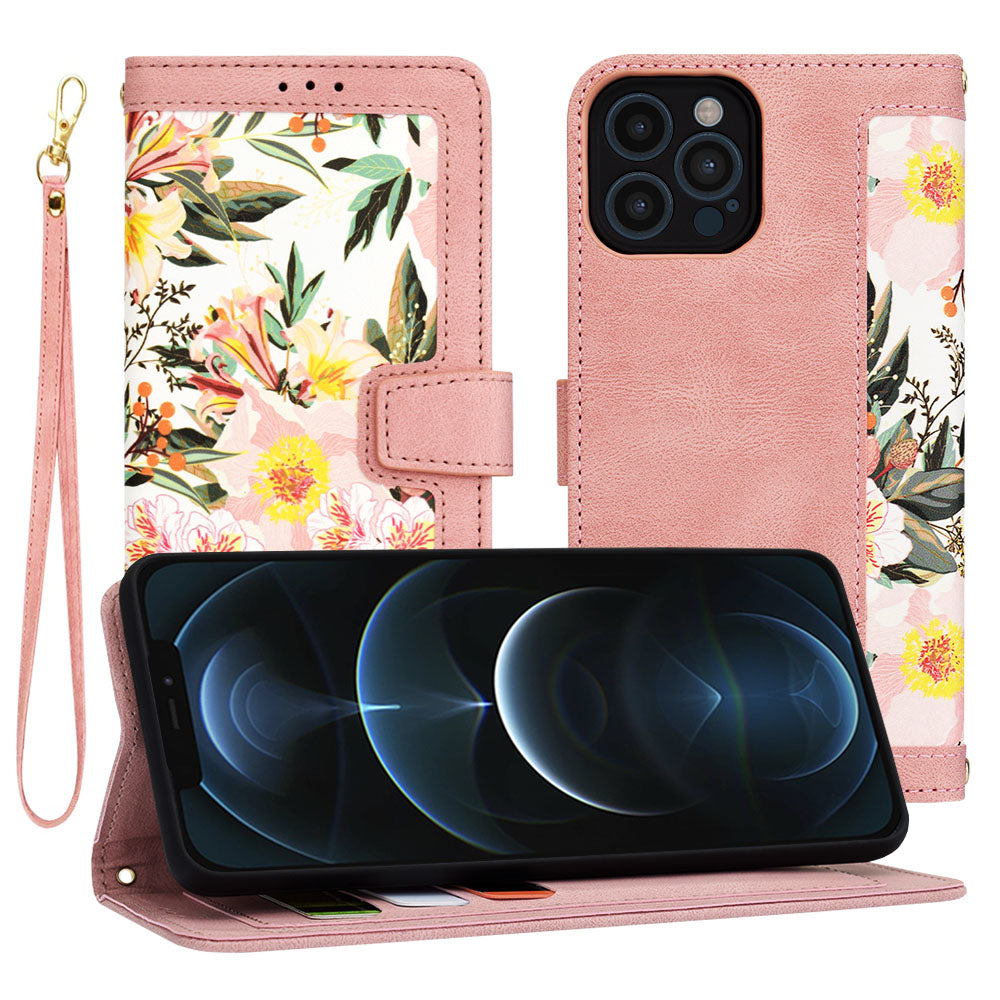 Funda para Apple iPhone 12 Pro Max, Techsuit, FlipCraft, Rosa