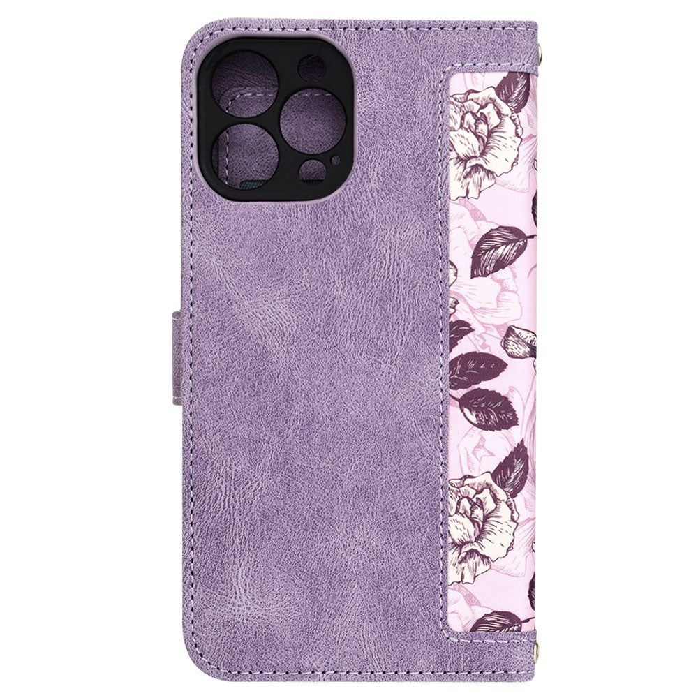 Funda para Apple iPhone 13 Pro Max, Techsuit, FlipCraft, Morado