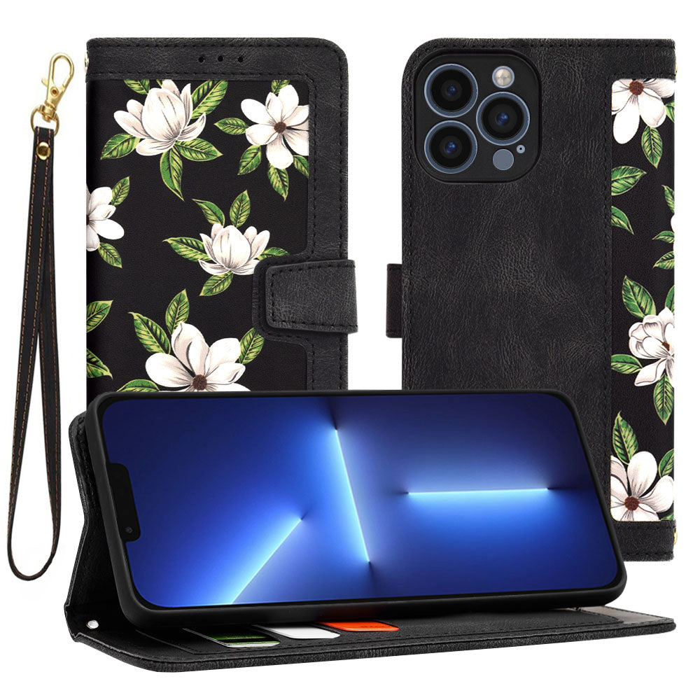 Funda para Apple iPhone 13 Pro Max, Techsuit, FlipCraft, Negra