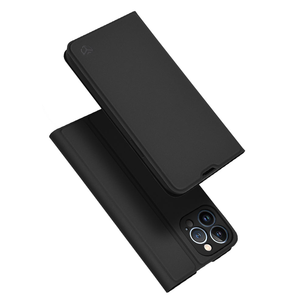 Funda para Apple iPhone 13 Pro Max, Techsuit, Magskin Book, Negra