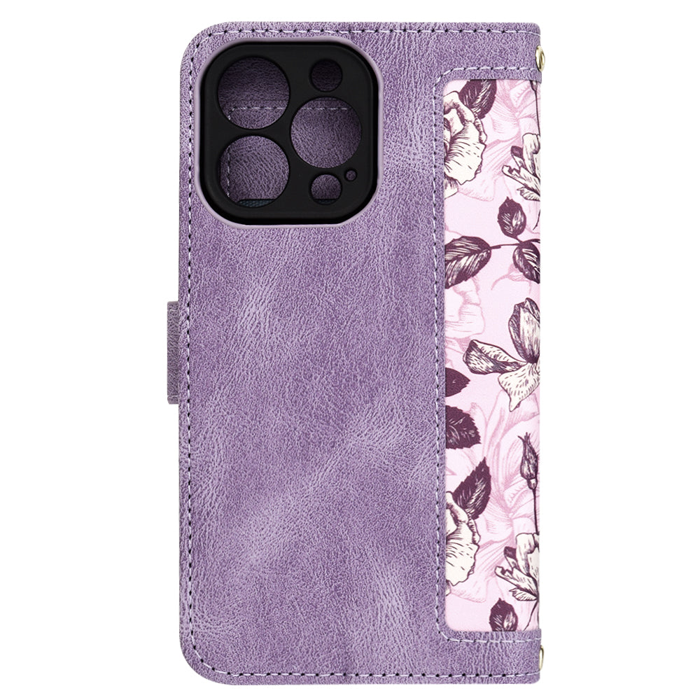 Funda para Apple iPhone 13 Pro, Techsuit, FlipCraft, Morado