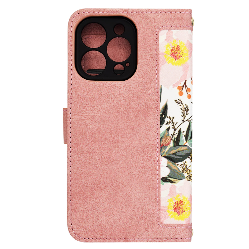 Funda para Apple iPhone 13 Pro, Techsuit, FlipCraft, Rosa