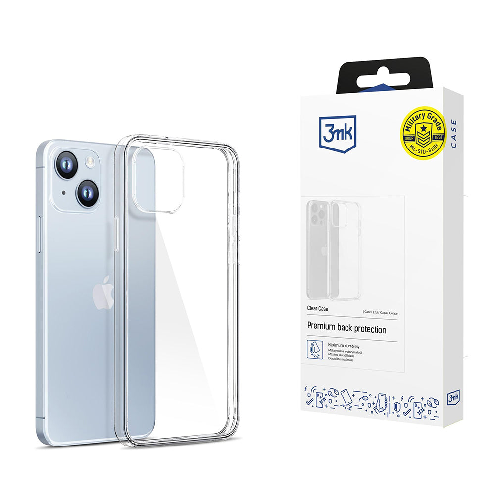 Funda para Apple iPhone 14, 3MK, Transparente