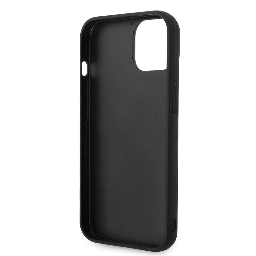 Funda para Apple iPhone 14 Plus, Karl Lagerfeld, Monograma 3D, Negra