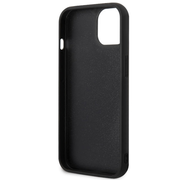 Funda para Apple iPhone 14 Plus, Karl Lagerfeld, 3D Rubber Choupette, Negra