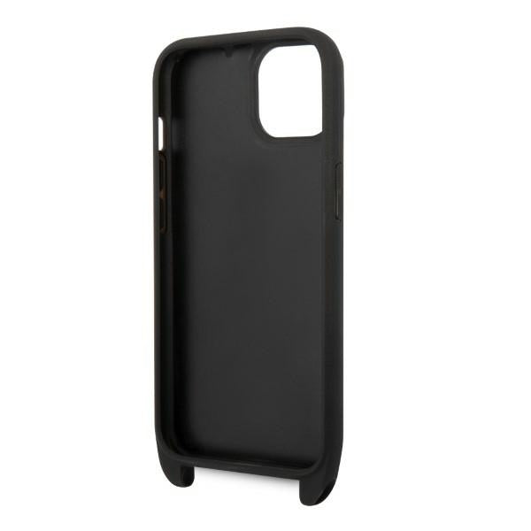 Funda para Apple iPhone 14 Plus, Karl Lagerfeld, Monogram Ikonik Karl, Blanca