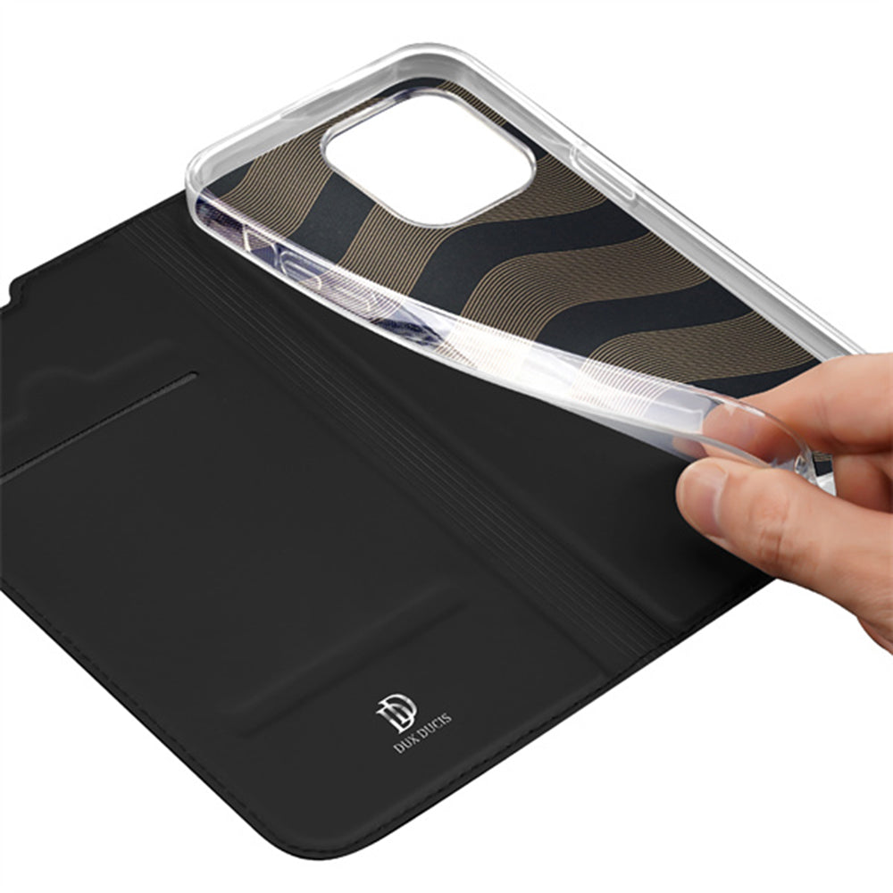 Funda para Apple iPhone 14 Pro, DUX DUCIS, Skin Pro, Negra