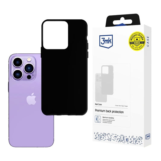 Funda para Apple iPhone 14 Pro Max, 3MK, Negra Mate
