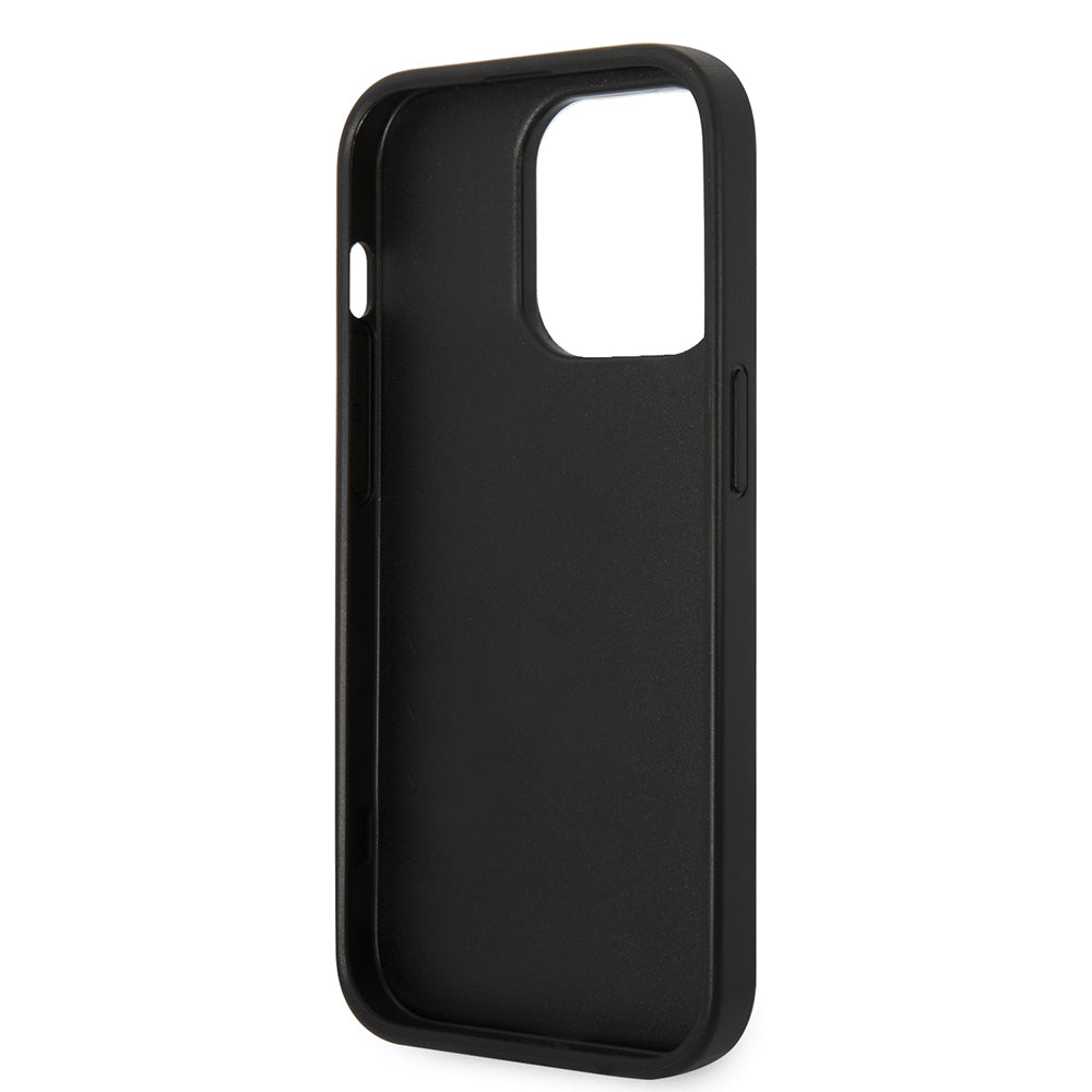 Funda para Apple iPhone 14 Pro Max, Karl Lagerfeld, Saffiano Choupette's Head, Negra