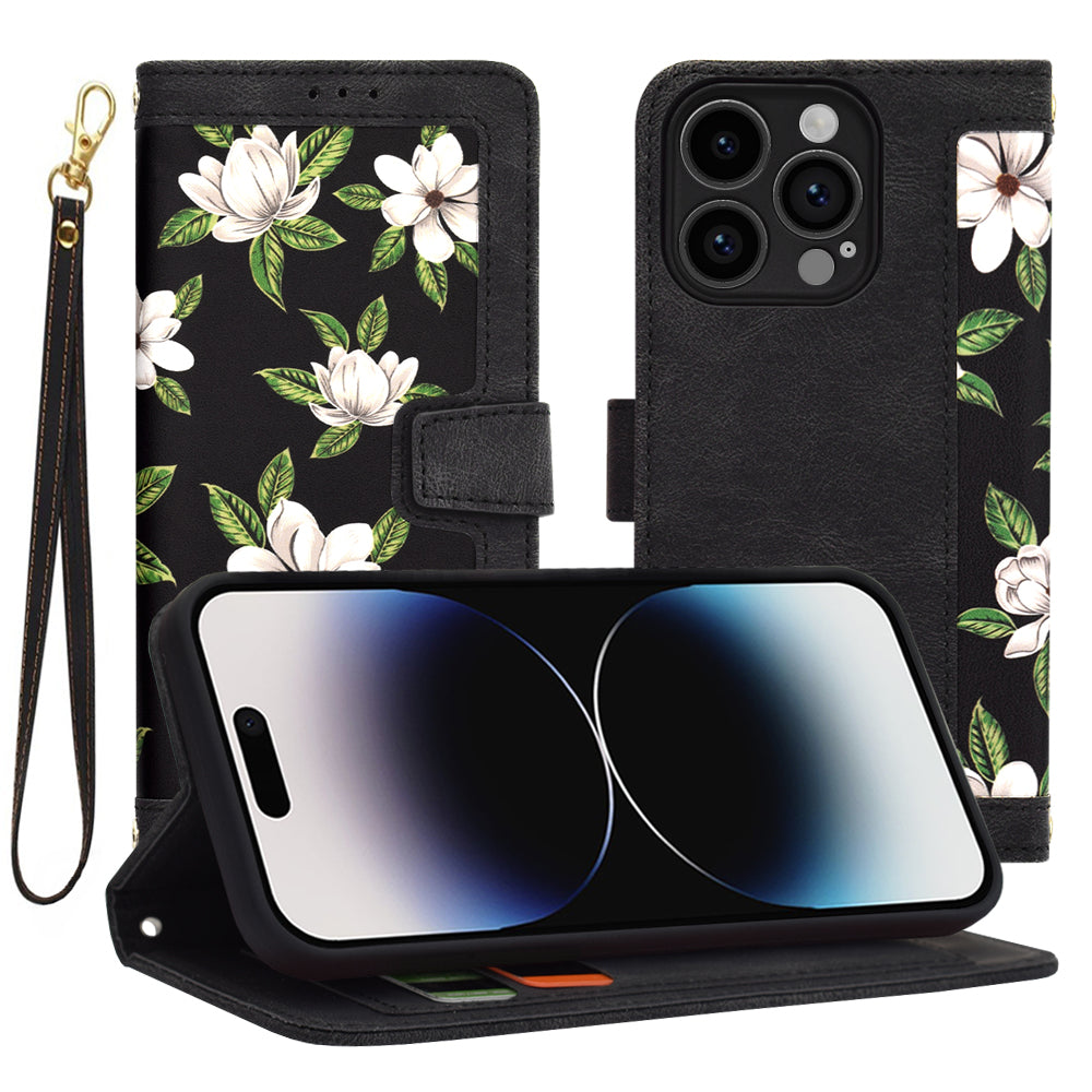 Funda para Apple iPhone 14 Pro, Techsuit, FlipCraft, Negra