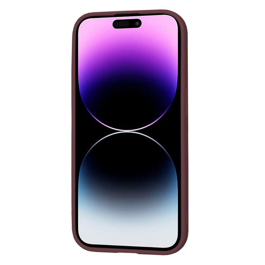 Funda para Apple iPhone 14 Pro, Techsuit, SoftFlex, Burdeos