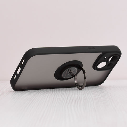 Funda para Apple iPhone 14, Techsuit, Glinth, Negra