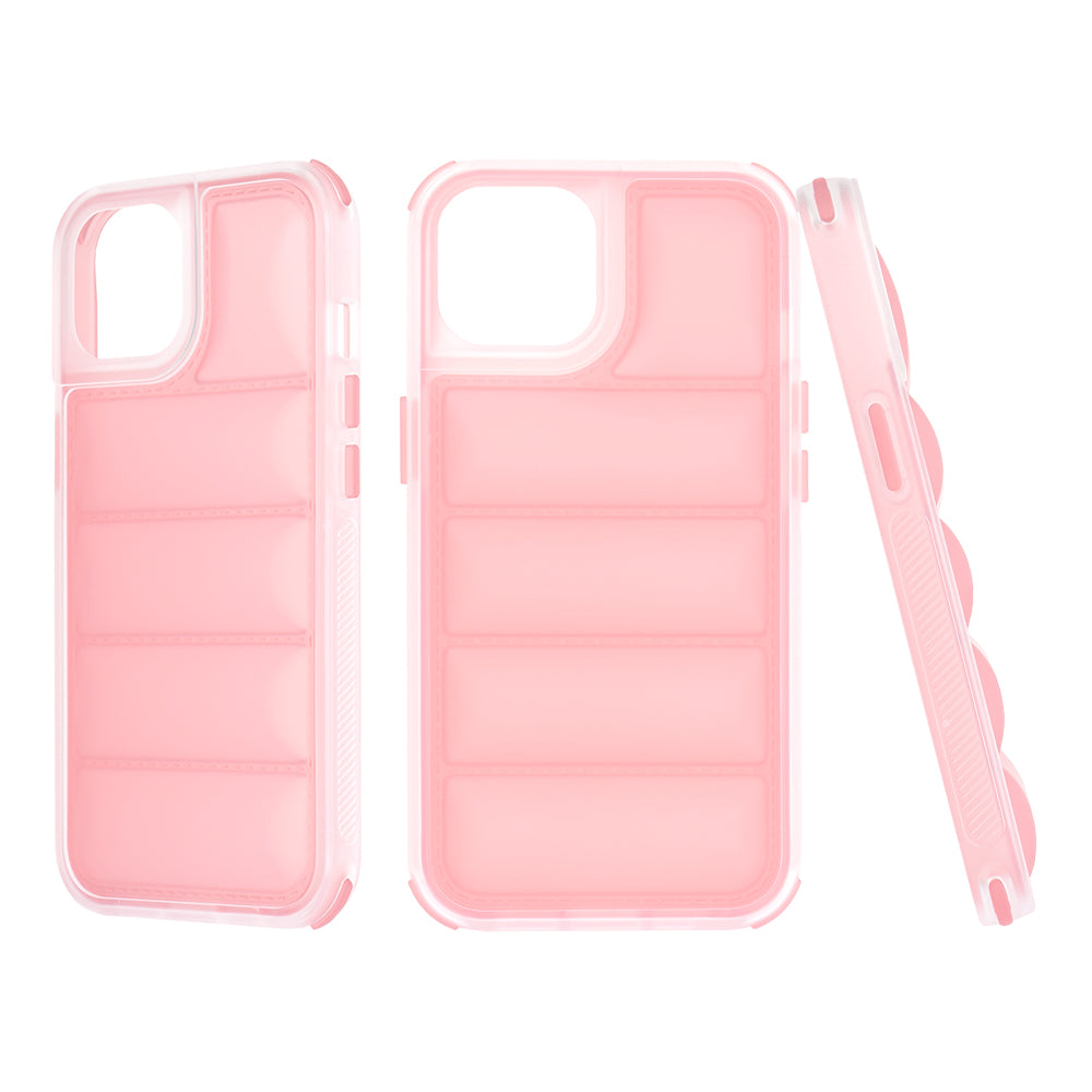 Funda para Apple iPhone 14, Techsuit, Wave Shield, Rosa