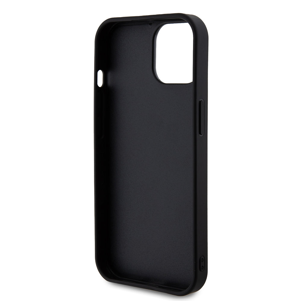 Funda para Apple iPhone 15, Guess, Rhinestone Metal Logo, Amarilla