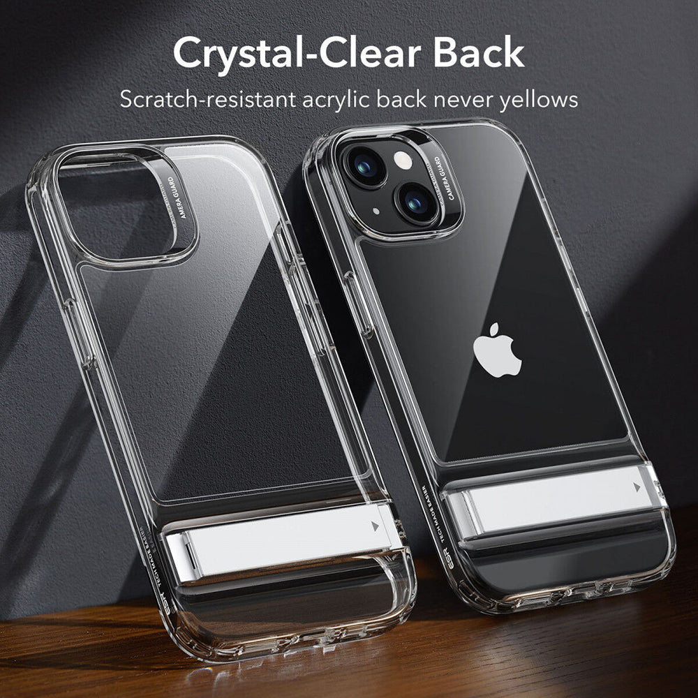 Funda para Apple iPhone 15 Plus, ESR, Air Shield Boost Kickstand, Transparente