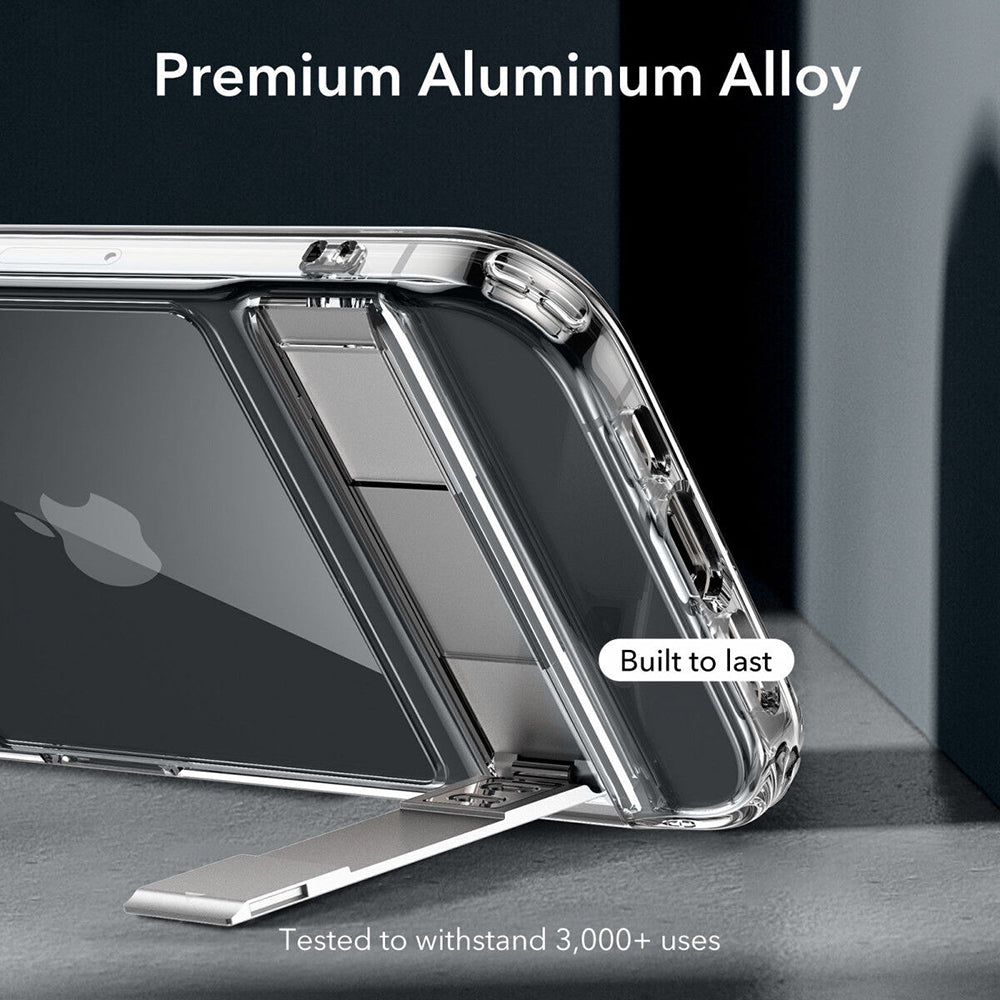 Funda para Apple iPhone 15 Plus, ESR, Air Shield Boost Kickstand, Transparente