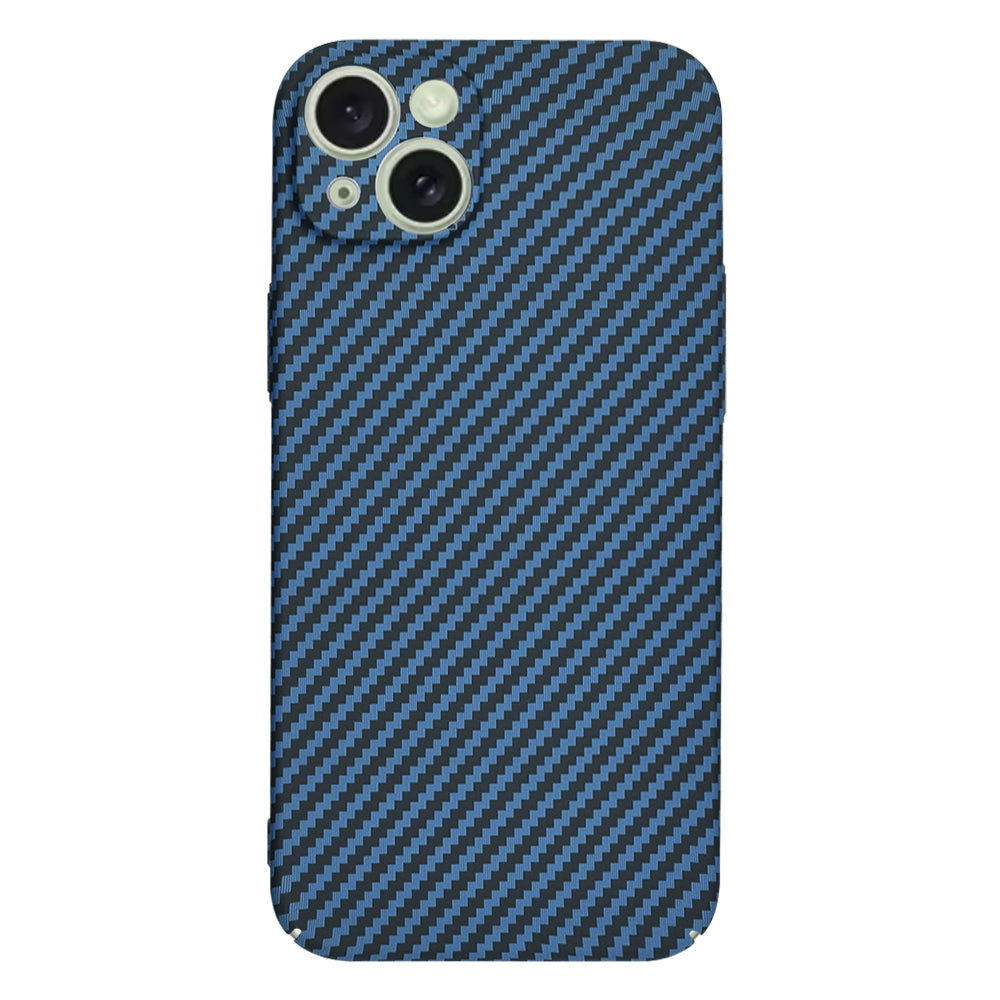 Funda para Apple iPhone 15 Plus, Techsuit, Carbonite FiberShell, Turquesa