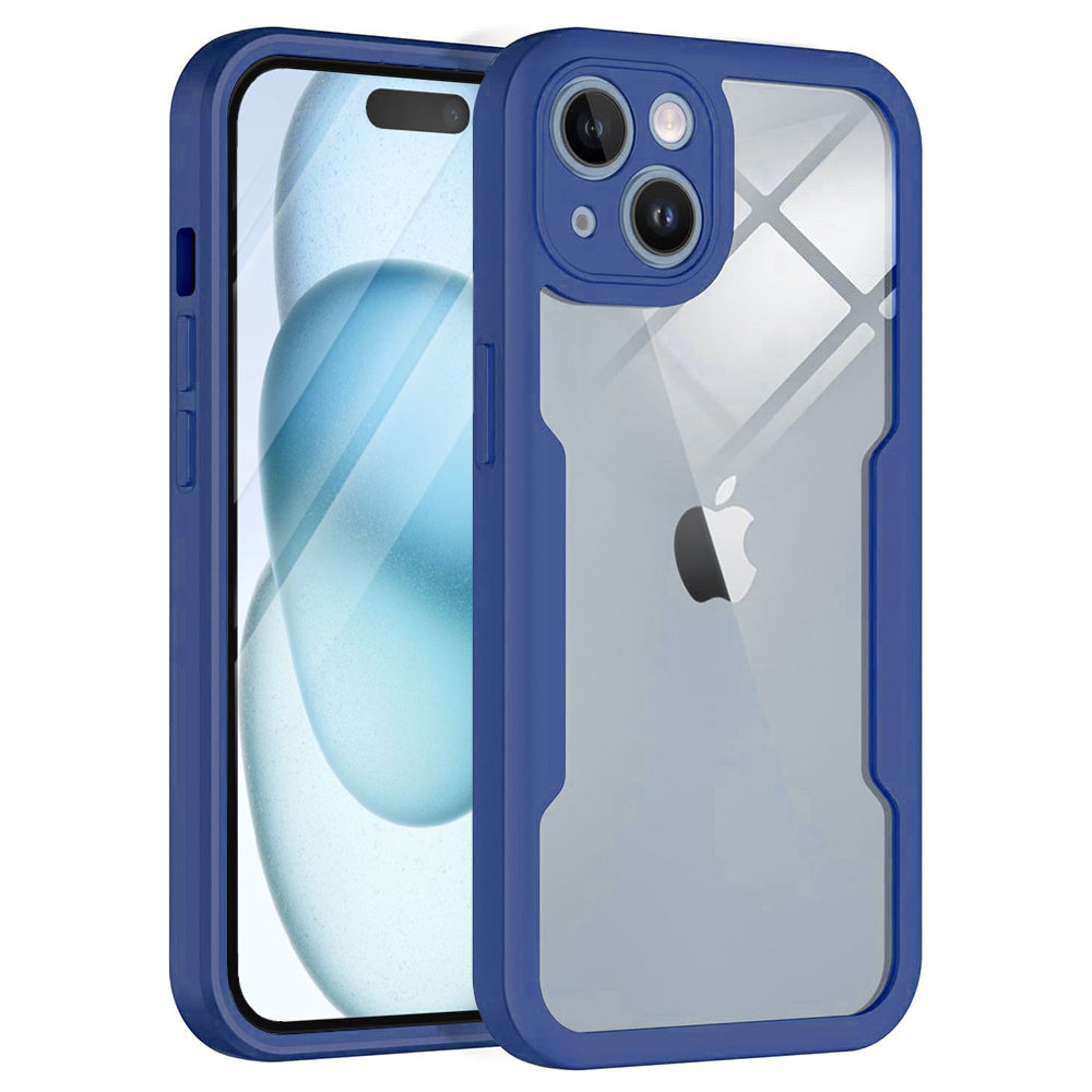 Funda para Apple iPhone 15 Plus, Techsuit, ColorVerse 360, Azul