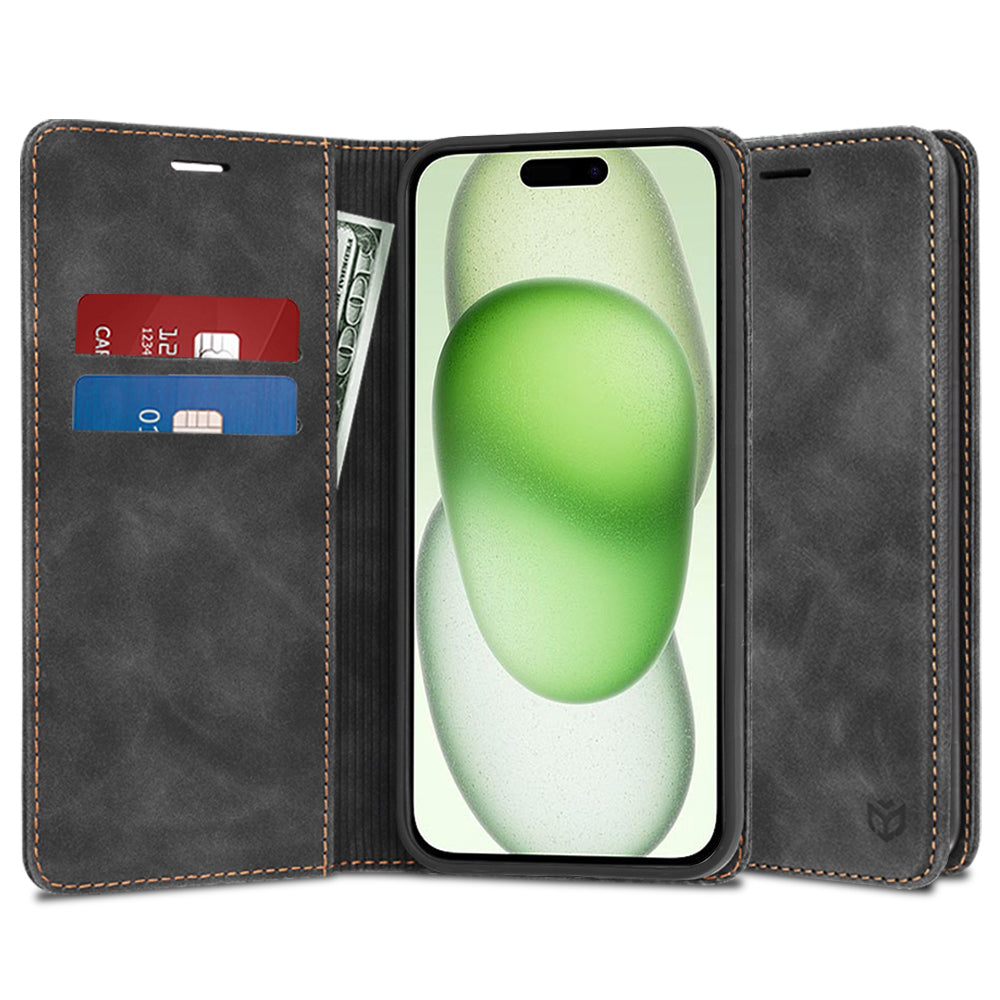 Funda para Apple iPhone 15 Plus, Techsuit, Confy, Negra