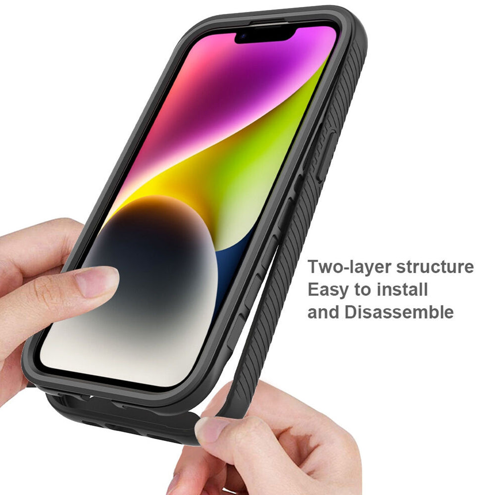 Funda para Apple iPhone 15 Plus, Techsuit, Defense360 Pro, Negra