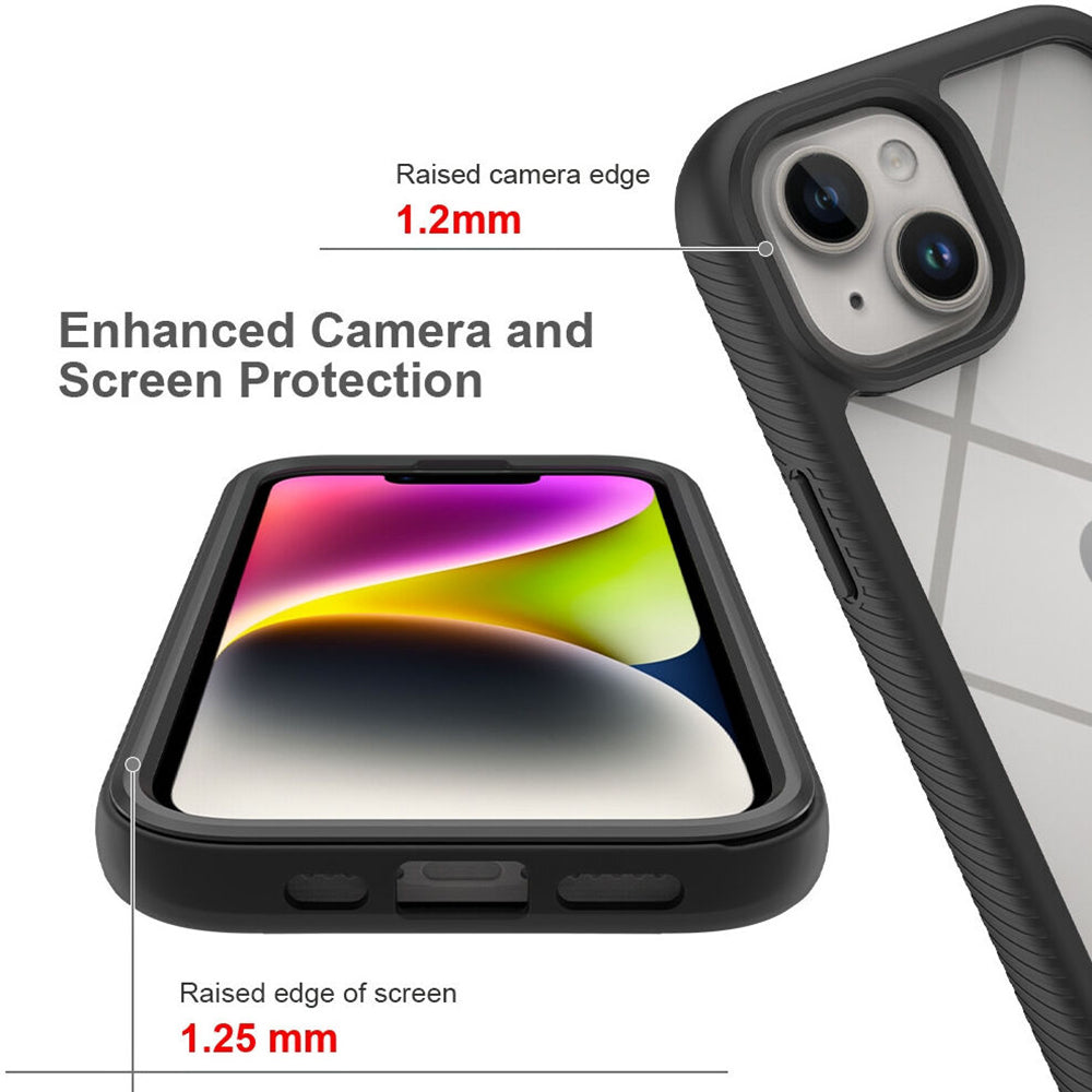 Funda para Apple iPhone 15 Plus, Techsuit, Defense360 Pro, Negra