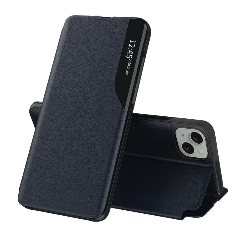 Funda para Apple iPhone 15 Plus, Techsuit, eFold, Azul Oscuro
