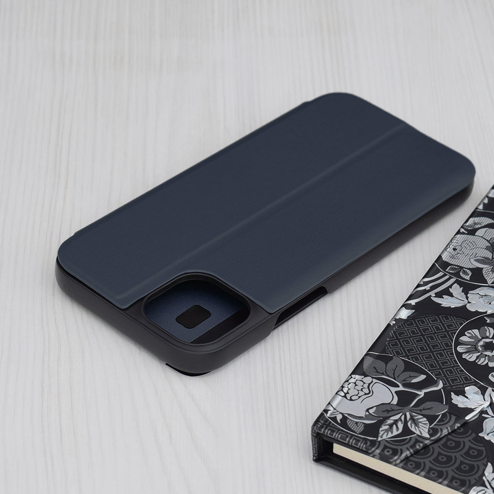 Funda para Apple iPhone 15 Plus, Techsuit, eFold, Azul Oscuro