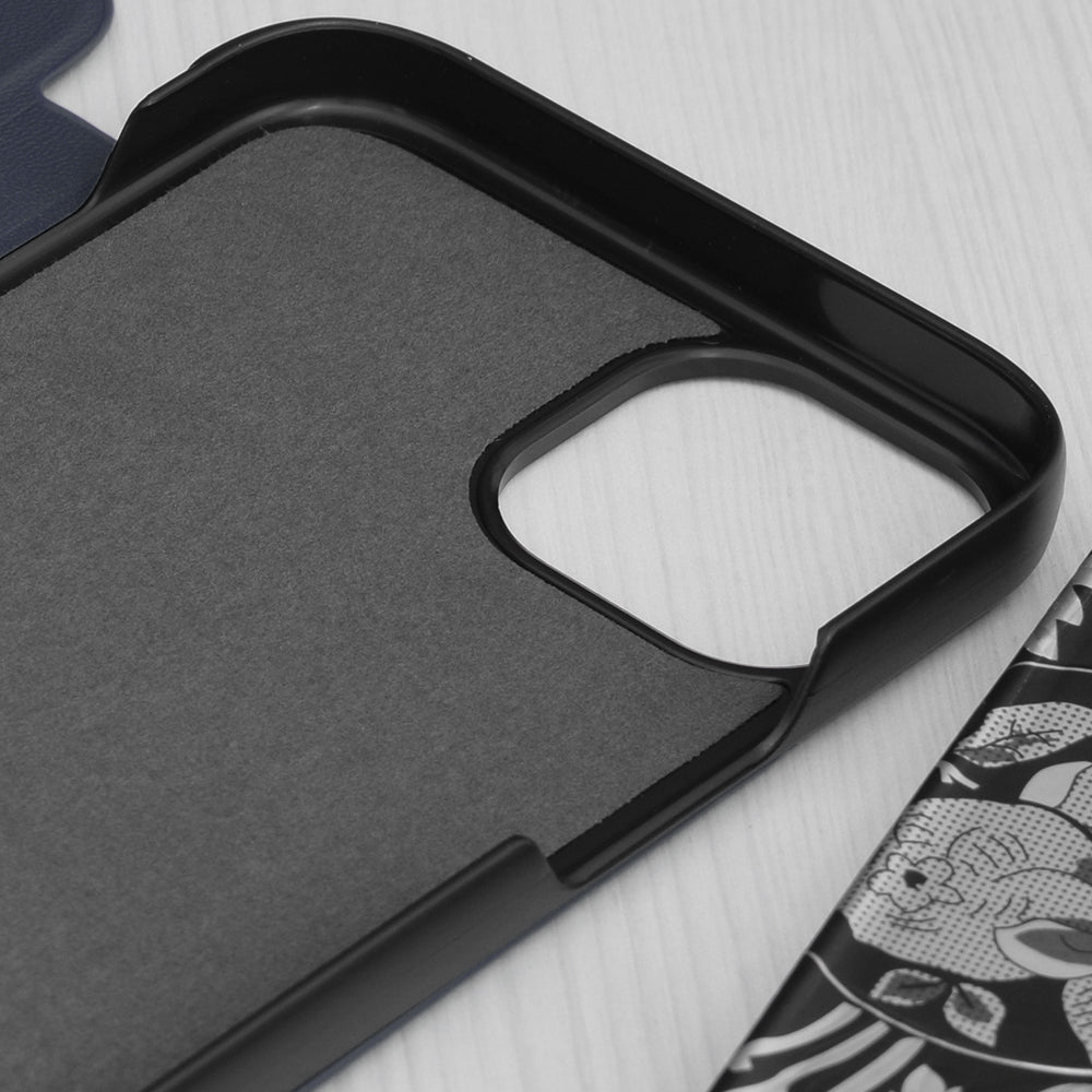 Funda para Apple iPhone 15 Plus, Techsuit, eFold, Azul Oscuro