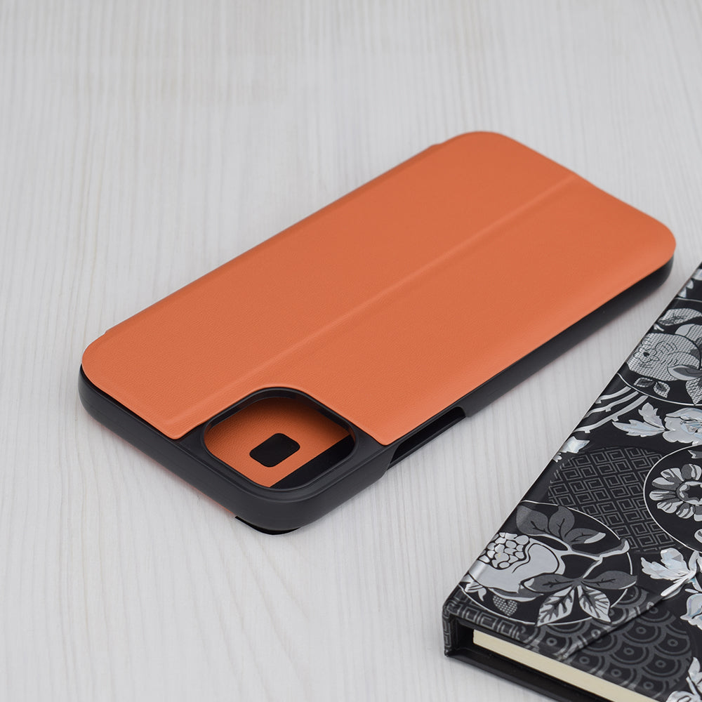 Funda para Apple iPhone 15 Plus, Techsuit, eFold, Naranja