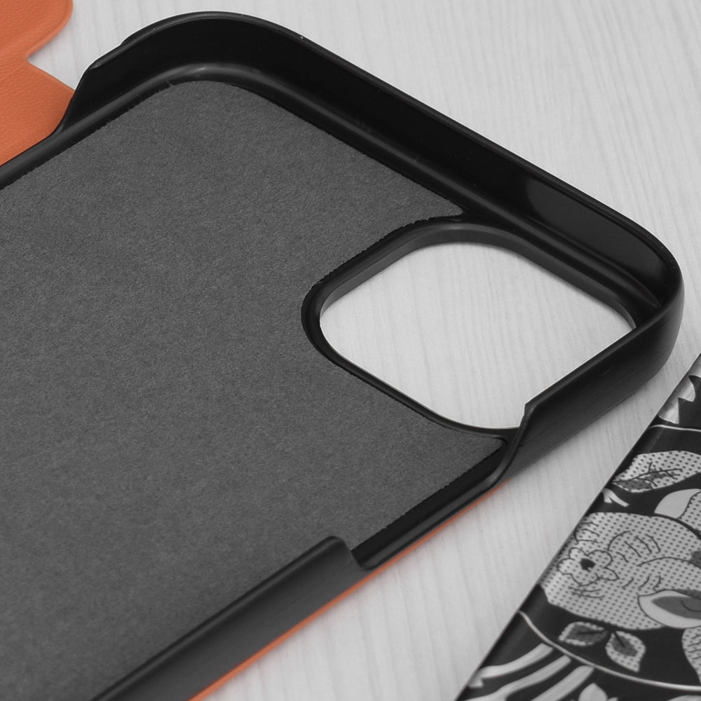 Funda para Apple iPhone 15 Plus, Techsuit, eFold, Naranja