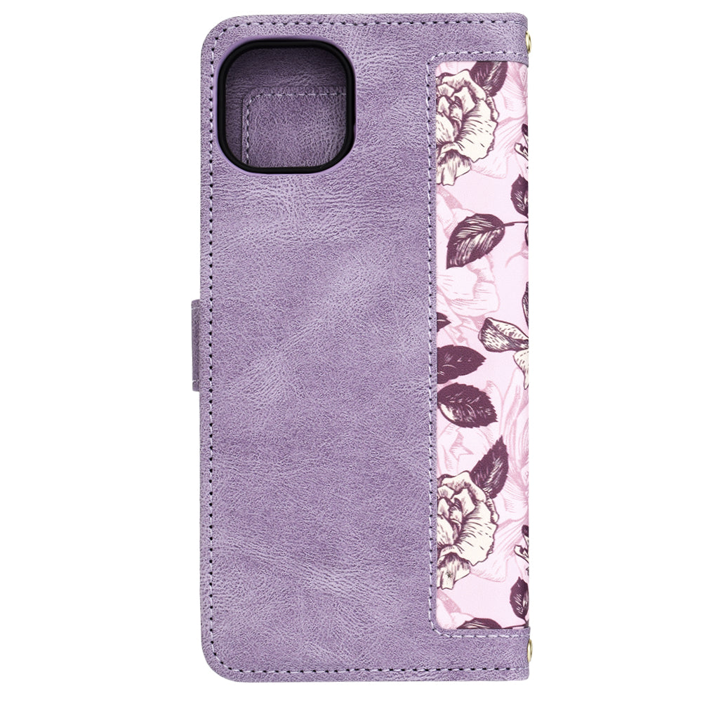 Funda para Apple iPhone 15 Plus, Techsuit, FlipCraft, Morado