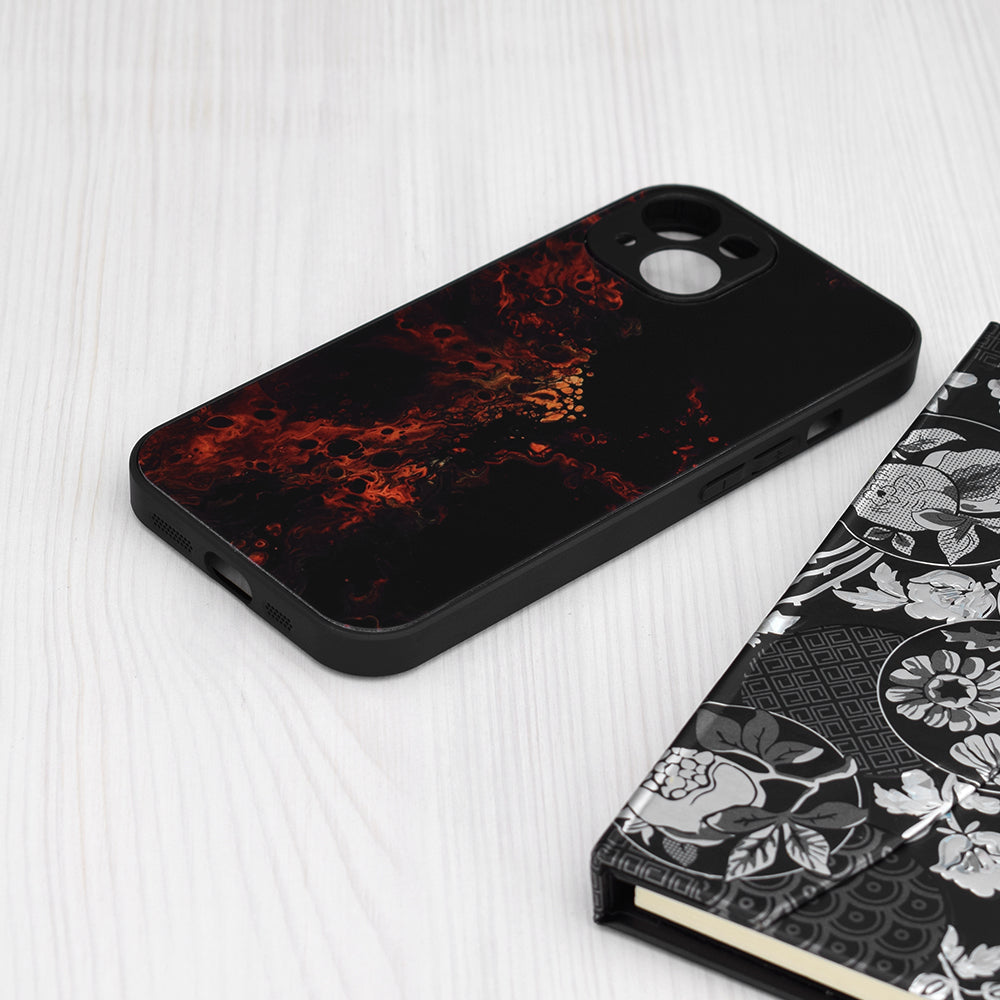 Funda para Apple iPhone 15 Plus, Techsuit, Glaze, Roja