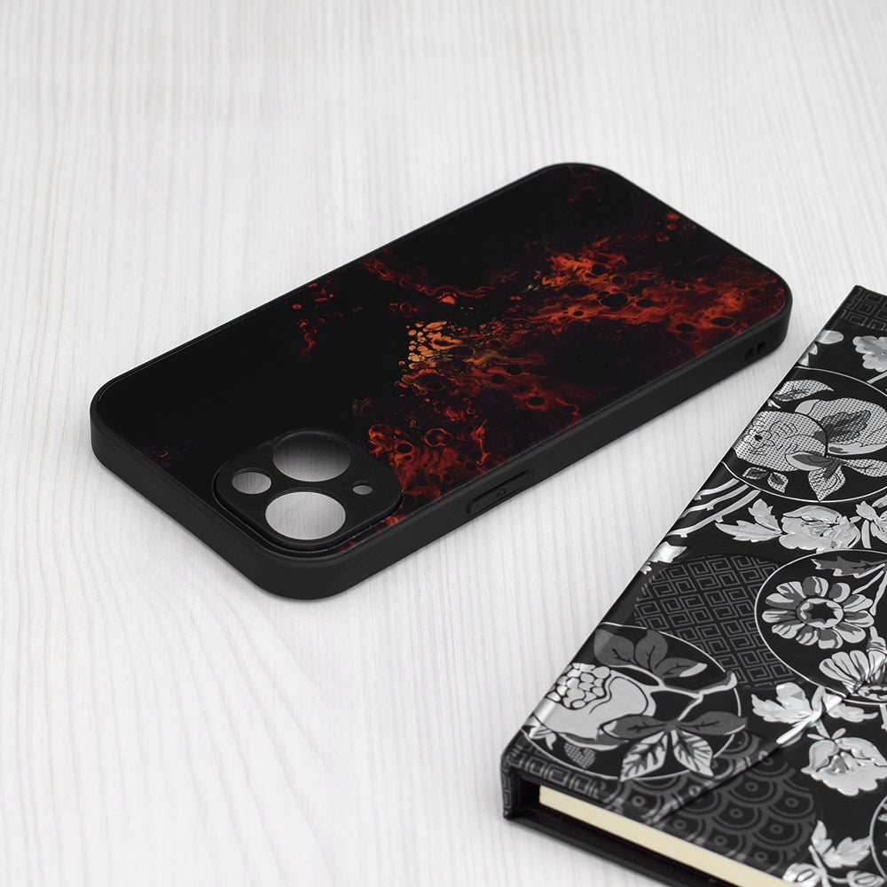 Funda para Apple iPhone 15 Plus, Techsuit, Glaze, Roja