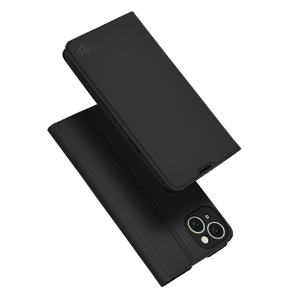 Funda para Apple iPhone 15 Plus, Techsuit, Magskin Book, Negra